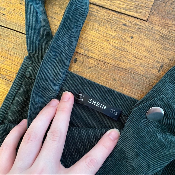 Velvet Overall Dress - Picture 2 of 2